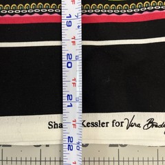 Vera Bradley by Sharon Kessler Cotton Fabric Floral Stripe 5 yards x 44″