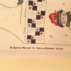 Dianna Marcum for Marcus Brothers Snow Buddies Vest Panel One Size Cream/Ivory