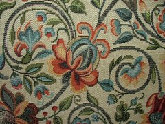 Jacobean Floral Tapestry Fabric Curtain Upholstery Cushion Soft Furnishing