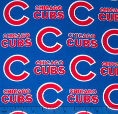 MLB – Chicago Cubs Fabric – 18″ x 58″ –