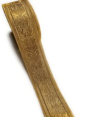 Metallic Bricade Ribbon, Sold by the Yard