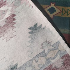 Cone Mills Chamois Flannel Fabric Southwestern Aztec Native Rare 59″ W x 72″ L