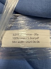 Destash-20 Yards Continuous Premium 100% Linen (IL019 Provence)