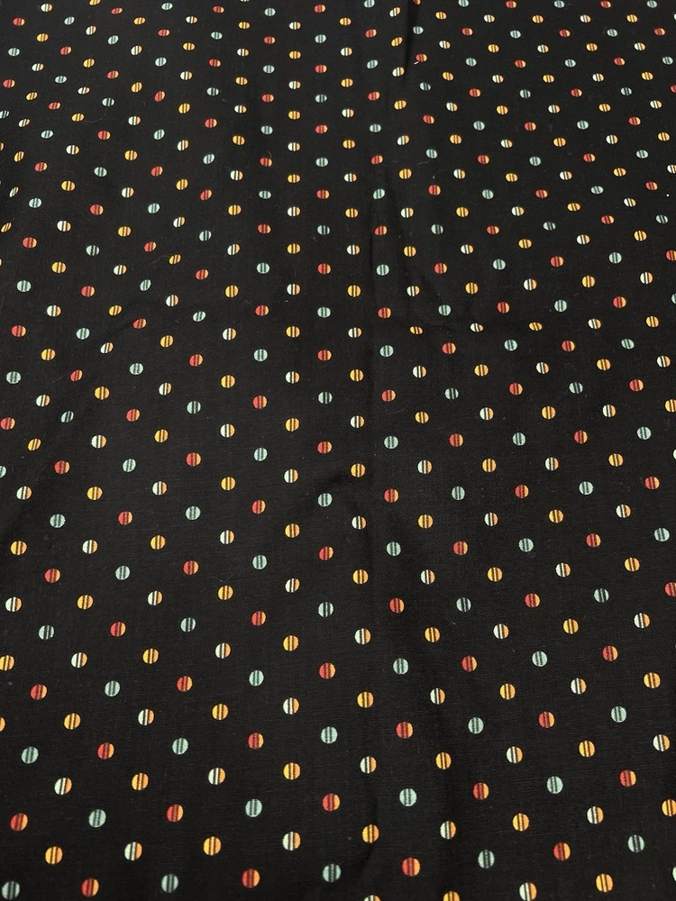 Black Variegated Dots Cotton Fabric 4 Yards 42″ Wide Studio E Martha Walker 2167