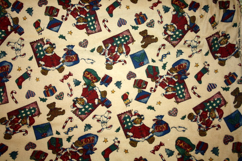 JOY OF TOYS ON TAN FLANNELBY FAYE BURGOS FOR MARCUS – 100% COTTON FABRIC