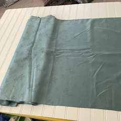 SILK pastel green, FABRIC 6 Yards x 22 Inches Wide or 216 Inches x 22 Wide