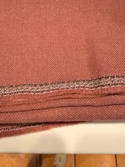 Mauve Pink medium to heavy weave sewing fabric LIKE TWEED woven 1 YD. X 69″