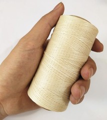 Waxed Thread, 328 Yards 150D 1MM Leather Sewing Thread for Beige #002