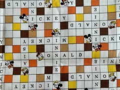 VINTAGE Walt Disney Production Mickey Mouse and Friends Crossword – 1.25 YDS
