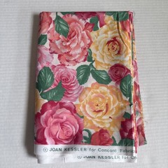 Joan Kessler Concord Fabrics Rose Floral Cotton Fabric Approx 115×44