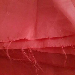 Polyester Lining Fabric Red Dress Christmas Craft Lining Slinky 1-5/8 yd x 56″