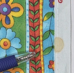 Boho Bugs Flowers Stripes Giggles Hoffman International Cotton Fabric 28″ L READ