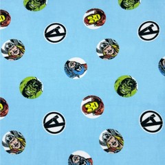 Marvel Avengers Retro Comics Fleece Fabric – 60″ Wide – Sold by The Yard