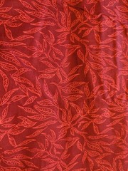 Keepsake Calico fabric – red leaves and branches – 45″x204″