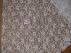 LARGE LOT OF LACE FABRIC 15+ YARDS