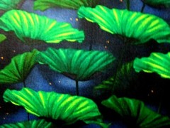 New Off the Bolt; Kanvas Moonlite Lily pads 100% Cotton. BTY 36X43