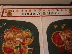 Fabric Panel Holiday Spirit Multicolor With Instructions