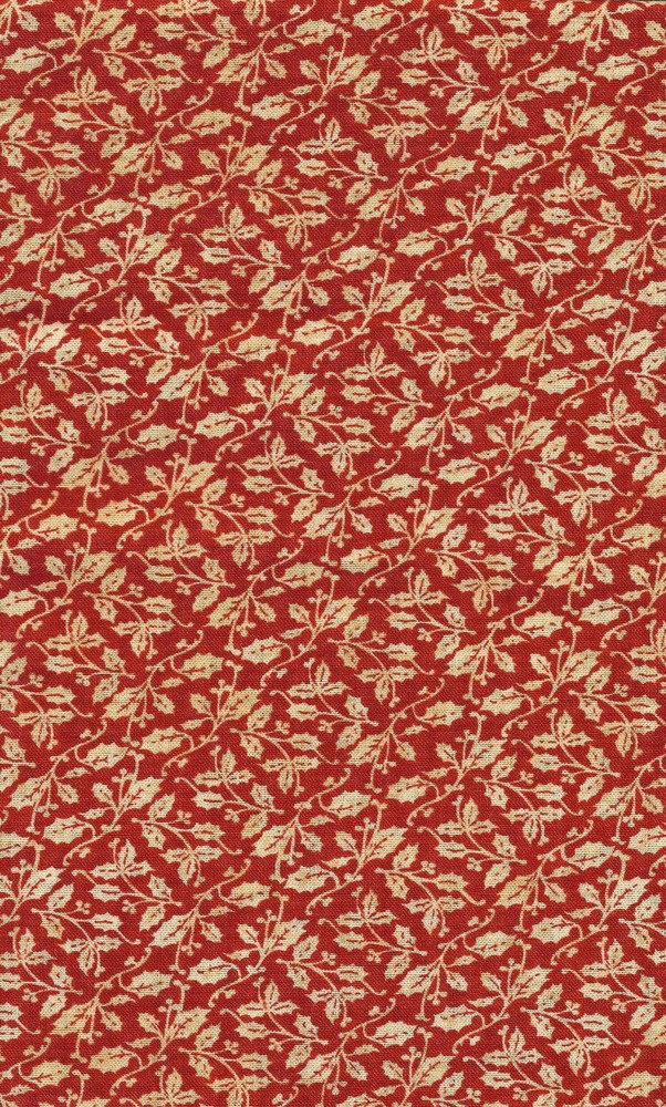 Christmas Emporium holly leaves & berries 100% cotton fabric by the Fat Quarter