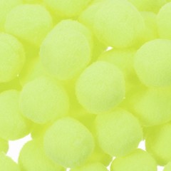 Pom Felt Balls Fabric 1cm 10mm Neon Green for Crafts Project DIY 100 Pcs