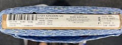 Daisy Kingdom Winnie the Pooh Christmas Present Border Fabric Blue Gingham Vtg