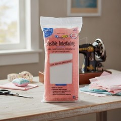 15″ x 3 Yards White Fusible Interfacing 2 Pack – Durable Polyester Essential