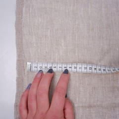 HEAVY Pure 100% LINEN – oatmeal – Natural Washed Fabric 240gsm European flax