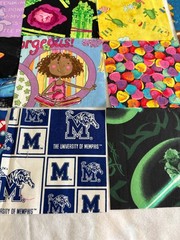 Lot of 40 “I SPY” Quilt Squares 5″x5″ 100% Cotton, Rotary Cut, No Two Are Alike