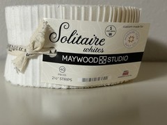 Maywood Studio – Solitaire Whites Soft White 2.5″ Strips