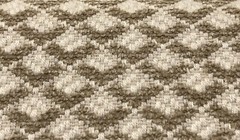 Thibaut Woven Geometric Chenille Upholstery Fabric- Scala / Flax 2 yds W80724