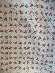 Christmas TREE Lights ON TAN Cotton Fabric RED&GREEN LIGHTS SBTYX44″W NEW