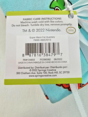3* 5-piece Nintendo Super Mario Fat Quarter Bundles a total of (15) 18″x21″ cuts