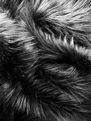 Sasha BLACK 2 Inch Long Pile Soft Luxury Faux Fur Fabric
