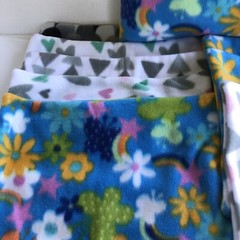 Unfinished Pillow Sewing Project 9 Pillows To Be Completed 15×11” Fleece Read