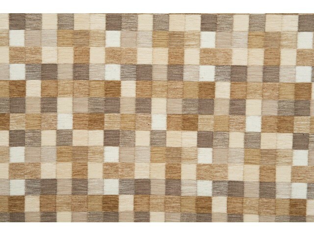Donghia Woven Squares Upholstery Fabric- Grandstand / Beige 0.80 yd 10364-008