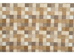 Donghia Woven Squares Upholstery Fabric- Grandstand / Beige 0.80 yd 10364-008