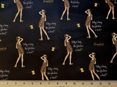 JOANN Fabric – SIMPLICITY VINTAGE – BEING FABULOUS – by the HALF yard