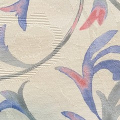 1.6 YD Pastel Floral Flourish Brocade Decor Upholstery Fabric