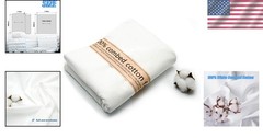 Versatile 2 Yard White Cotton Poplin Fabric, Soft & Ideal for Apparel and Crafts