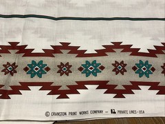 Cranston Print Works Co. Cotton Fabric 2-Pieces Southwest