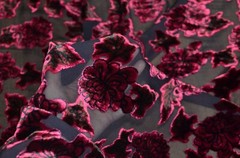 2.6 yd/ Vintage Silk velvet Devore fabric Luxury Silk Uzbek Oriental cloth