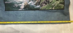 Thomas Kinkade Lighthouse Sailboat Quilt Fabric Panel – Moda BasicGrey Grunge