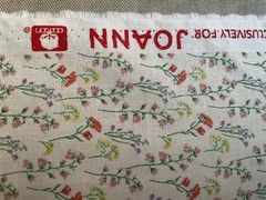 Cotton Fabric Flower By Fabric Jo Ann 43″ X 56” 426