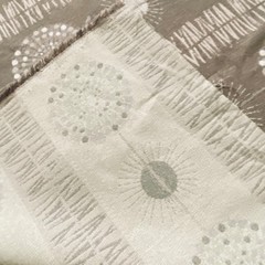 BTY Modern Upholstery Fabric Taupe Beige Geometric