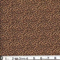 2 yds LEOPARD ANIMAL Skin 100% Cotton Fabric EXOTIC,