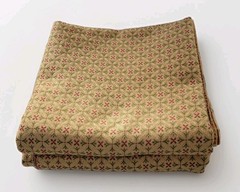 VTG Jacquard High End Upholstery Custom Drapery Woven Diamond Gold Fabric