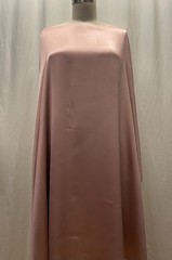 Rare 100% 40mm Silk Charmeuse Heavyweight Dusty Rose Pink Fabric 1 Yd Long 55″ W