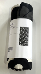 Ikea STRECKFLY Pre-cut Fabric Textile 59×118″ Black/White for Cushions, Curtains