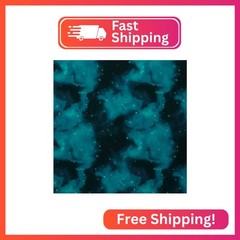 Mook Fabrics Sky Cotton Fabric, Galaxy Teal Cut by The Yard
