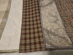 Lot Of 18 Upholstery Drapery Sample Fabric Neutral Colors Crafts Quilts 12″ X 26