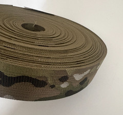 MURDOCK Multicam Jacquard Webbing 1.5 Inch Double Side Full Roll 50 Yd Mil Spec